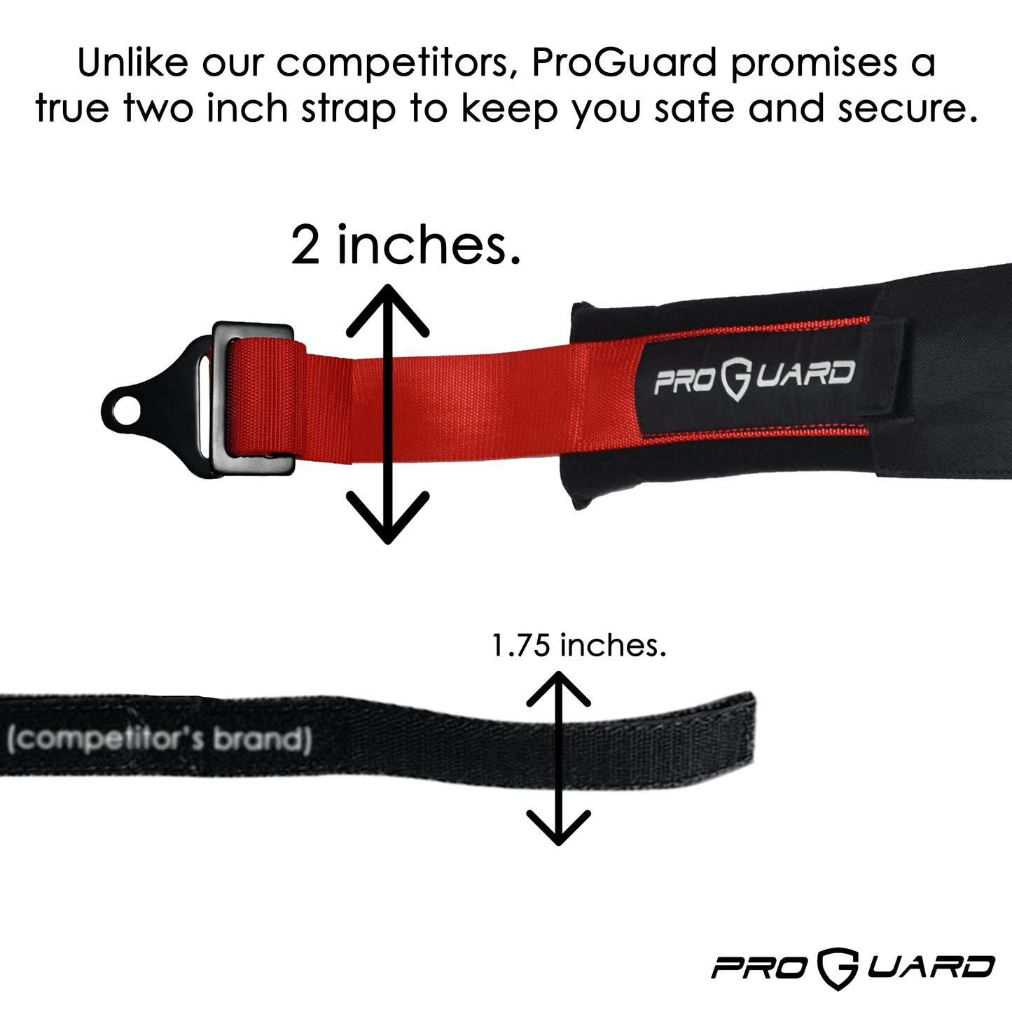 Classic ProGuard Black 5 Point Harness 2" Straps for Off Road Vehicle, ATV, UTV, Go Kart, Buggy, Side by Side, & Rock Bouncer