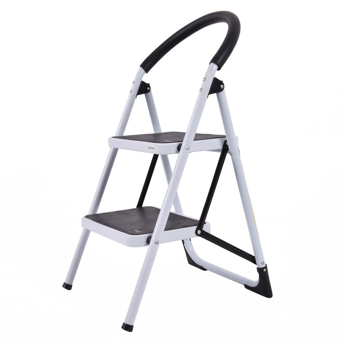 Versatile Costway 2 Step Ladder Folding Stool Heavy Duty 330Lbs Capacity Industrial Lightweight