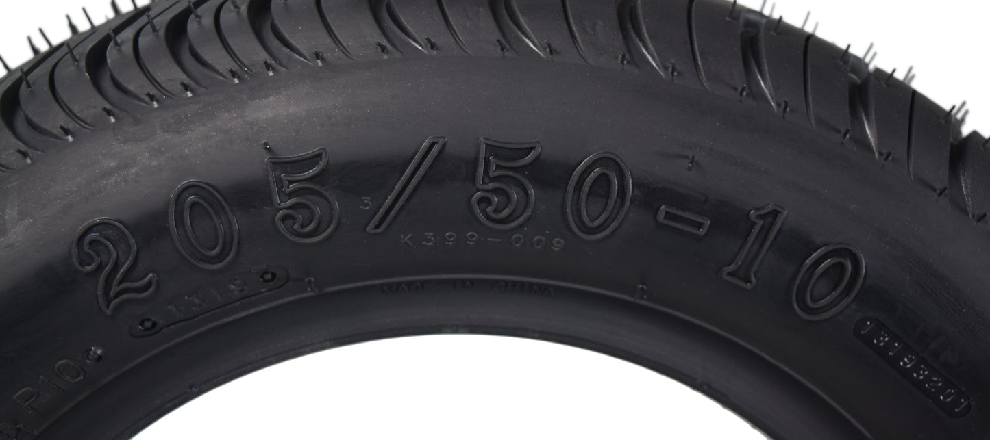 Classic Kenda 277010N4 205/50-10 Pro Tour 4 Ply Tubeless Golf Cart Tires 2 Pack