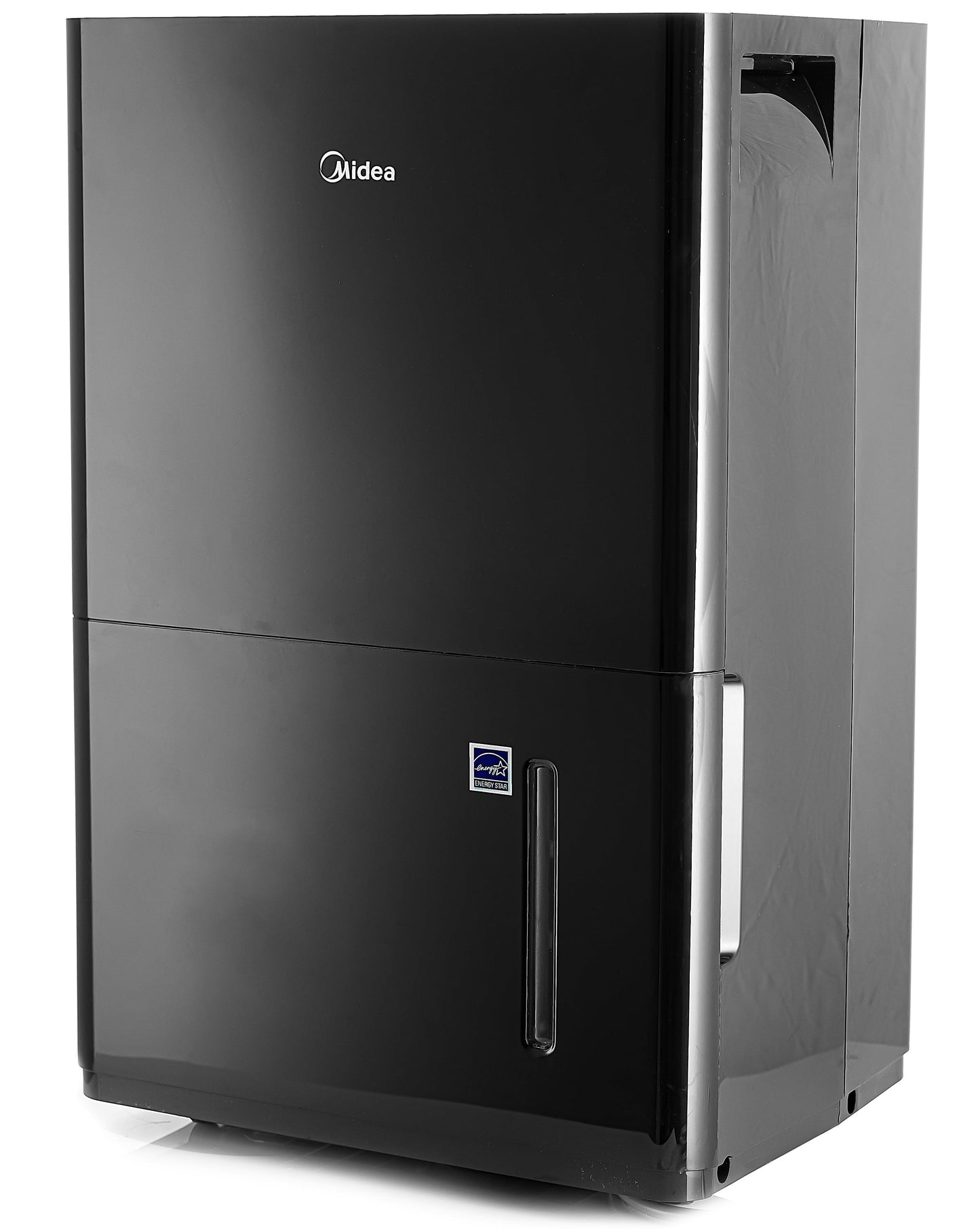 Classic Midea 50-Pint Smart Dehumidifier with Pump - Wet Rooms, Energy Star, Black, MAD50PS1WBL