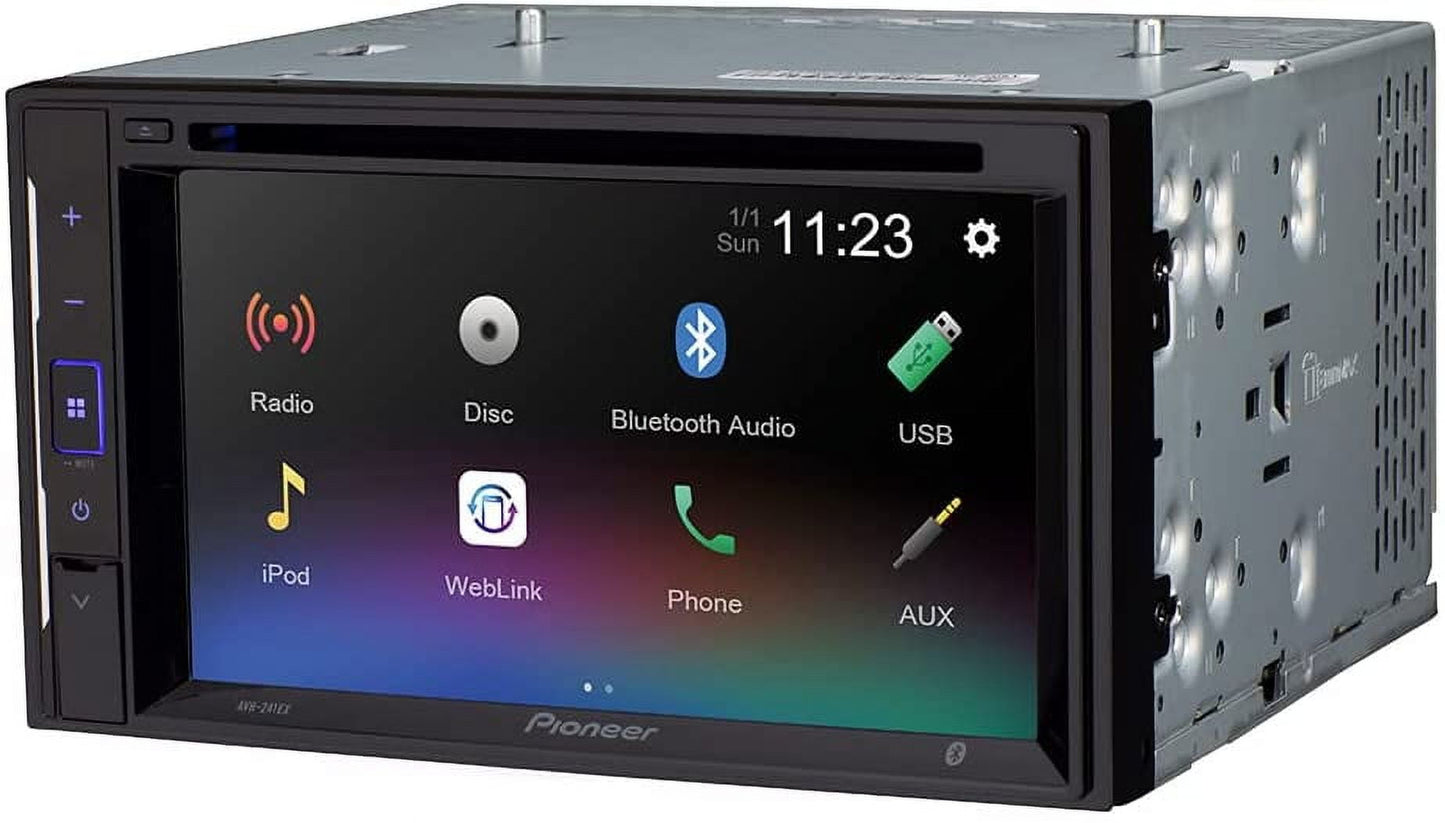 Versatile Pioneer AVH-240EX 6.2" Double-DIN DVD Touchscreen Multimedia Receiver Built-in Alexa