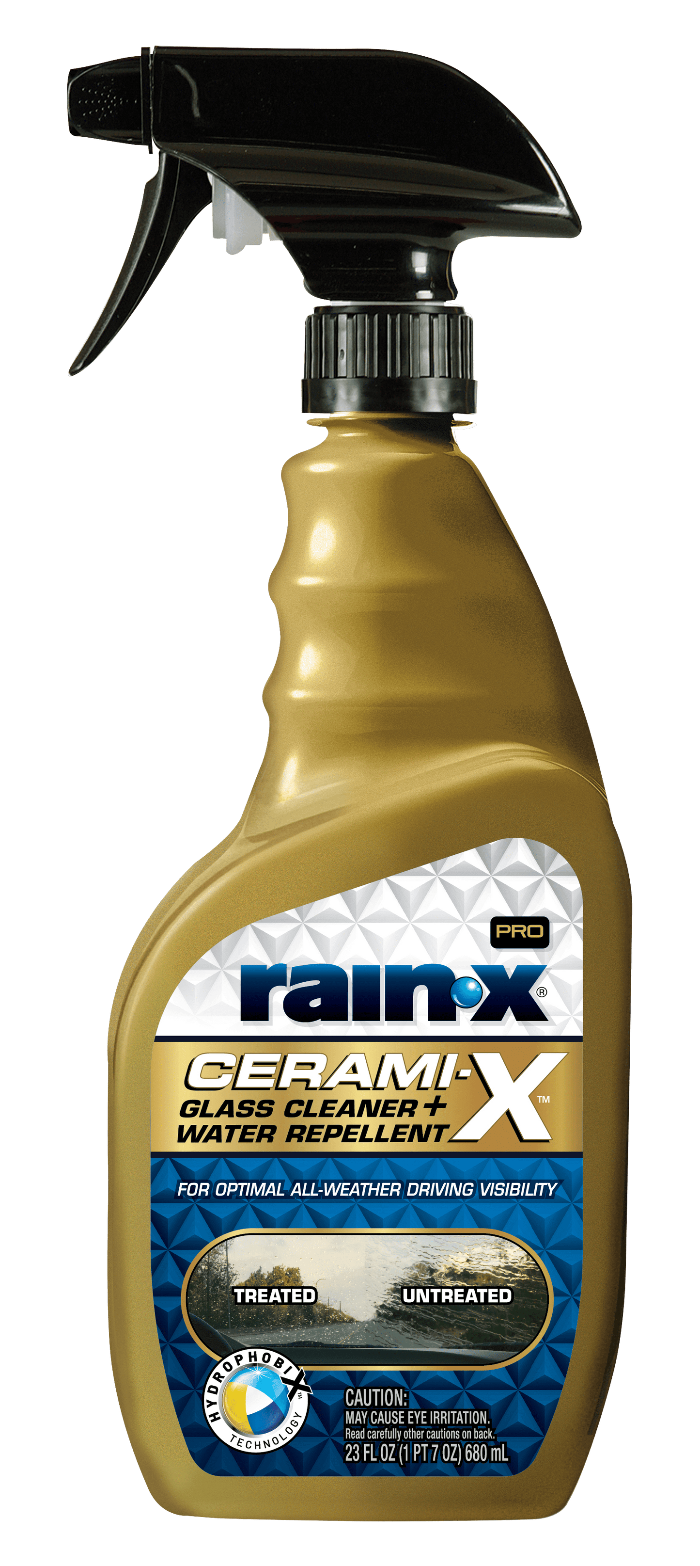 Versatile Rain-XÂ® Pro Cerami-X 2-in-1 Glass Cleaner and Water Repellent 23oz - 630177SRP