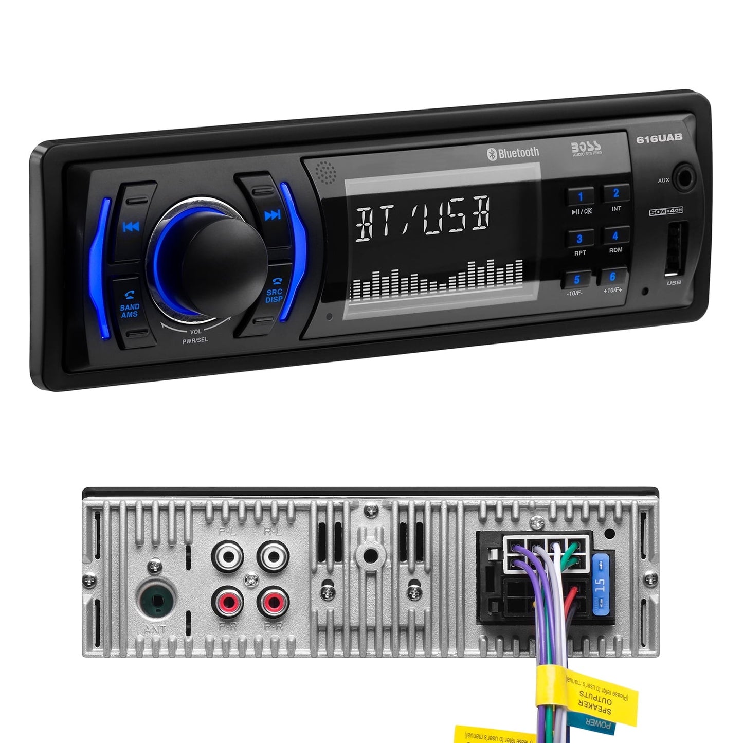 Versatile Restored Premium Boss Audio Systems Bluetooth, USB, Auxin, No CD DVD, AM/FM Radio (Refurbished)