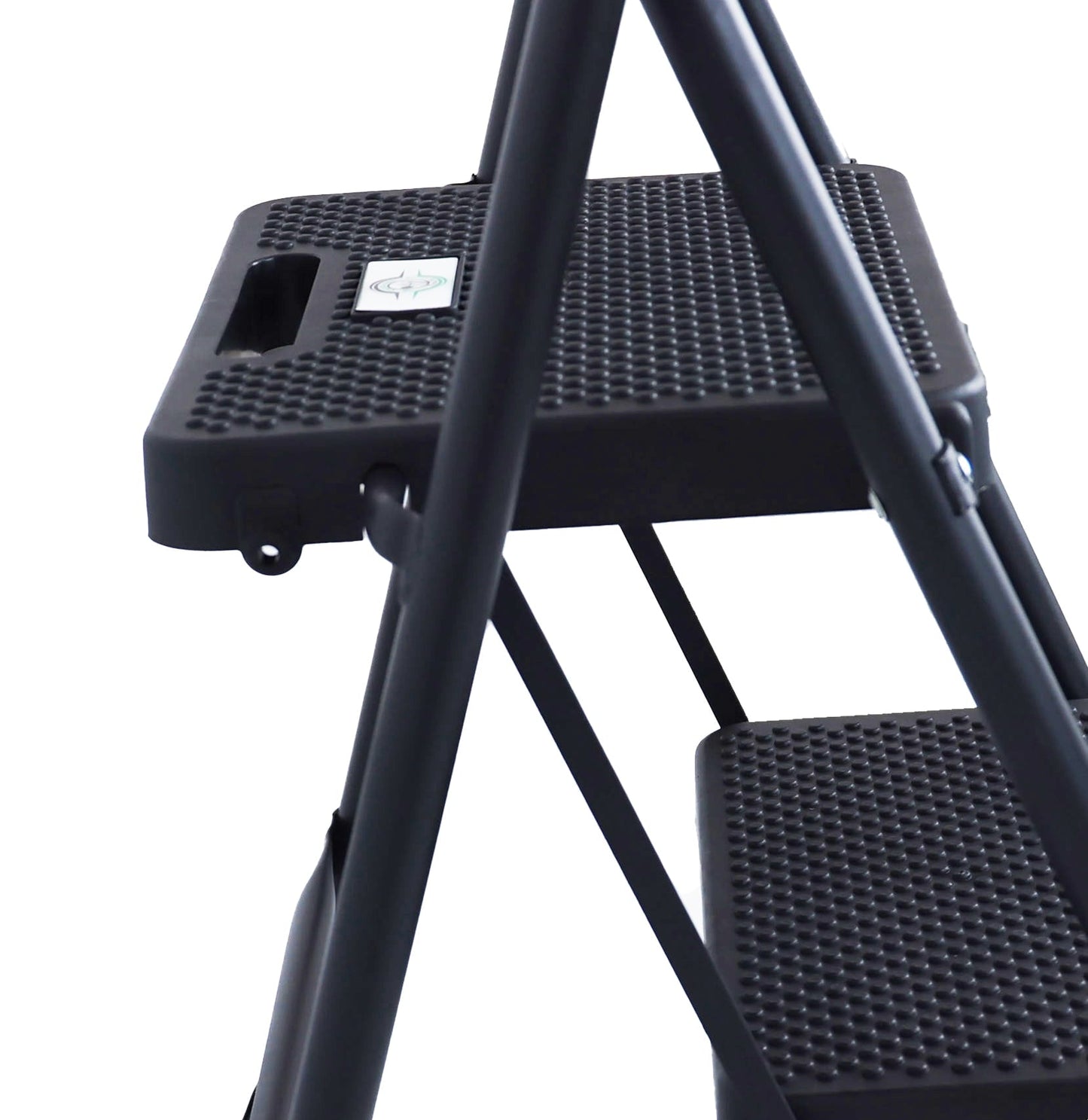 Classic Elevon Folding Step Stool with Wide Anti-Slip Pedal, 330lbs Sturdy Steel Ladder, 2-Step