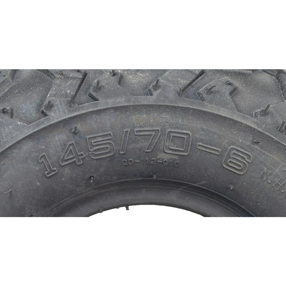 Classic AlveyTech 145/70-6 V-Tread Tire for the Monster Moto/Mega Moto Classic 80cc Mini Bike, All Terrain